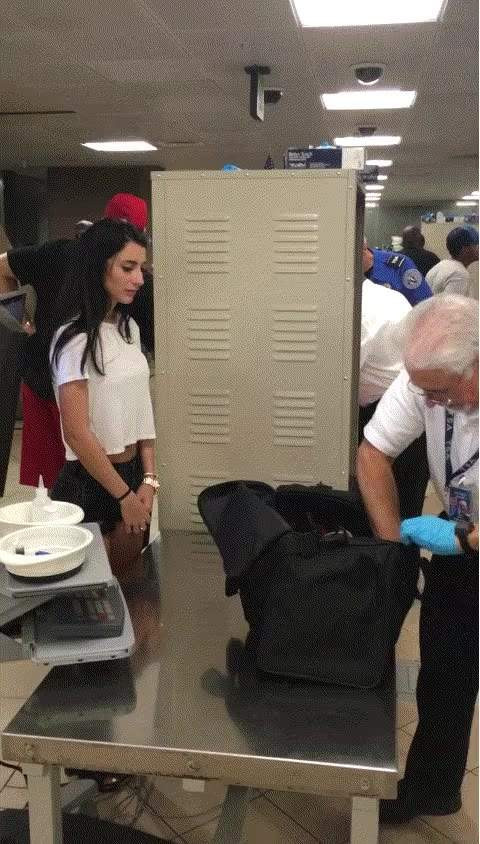 여행가방에 애인 숨겼다가 세관검사에서 적발