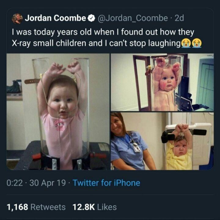 아기들이 엑스레이 찍는 방법