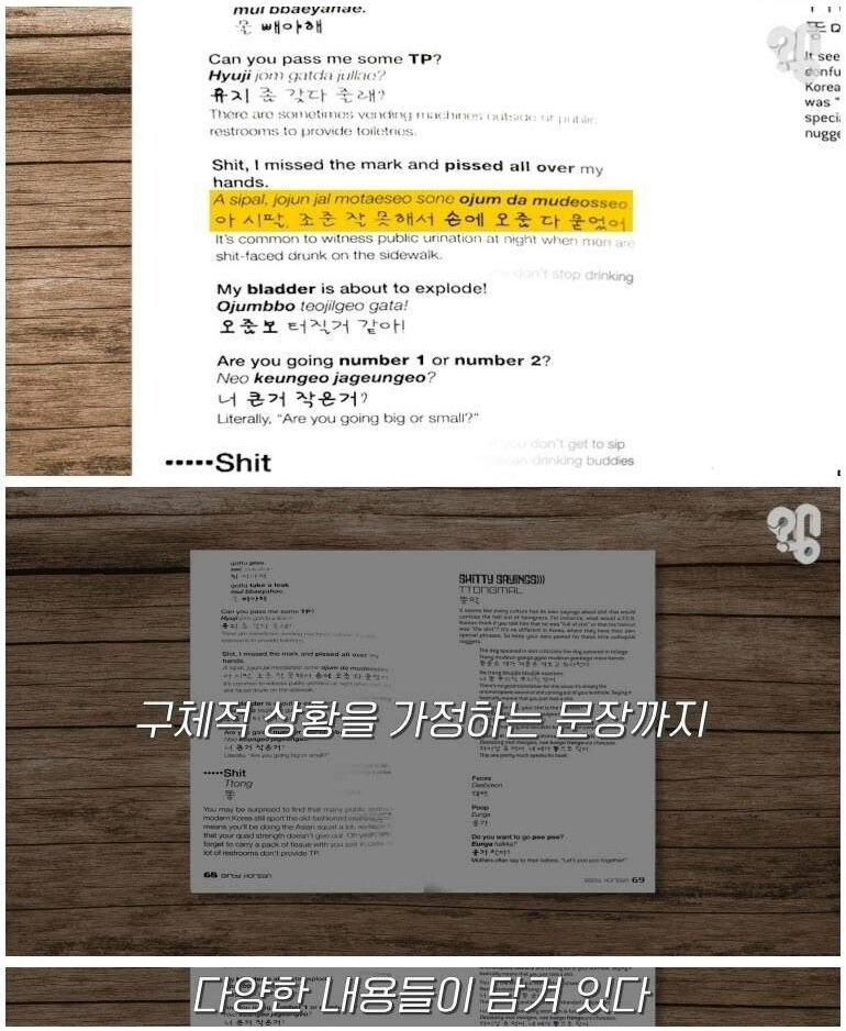 외국인에게 한국 욕을 알려주는 책 - 꾸르