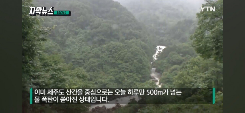 현재 제주도 초비상